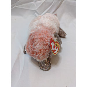 NEW Beanie Boo Wilma Duckbill Platypus 6" Pink Plush Glitter stuffie animal